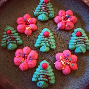 Christmas Spritz Cookies (2 dozen)
